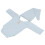 Baby-Knitted-Outfit Hellblau mit langem Hut 0-2 Mon 2