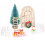 Casa delle bambole Natale 1:12 accessori 3