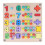 Tavola con chiodini e perline, gioco matematico Montessori 5