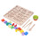 Tavola con chiodini e perline, gioco matematico Montessori 2