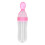 (Pink) Cucchiaino Biberon Silicone Portatile 1