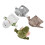 4-teiliges Tier-Handpuppen-Set mit beweglichem Maul 2