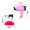 Mädchen-Spiel-Make-up-Set Haartrockner Geschenk 5