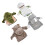 4-teiliges Tier-Handpuppen-Set mit beweglichem Maul 5