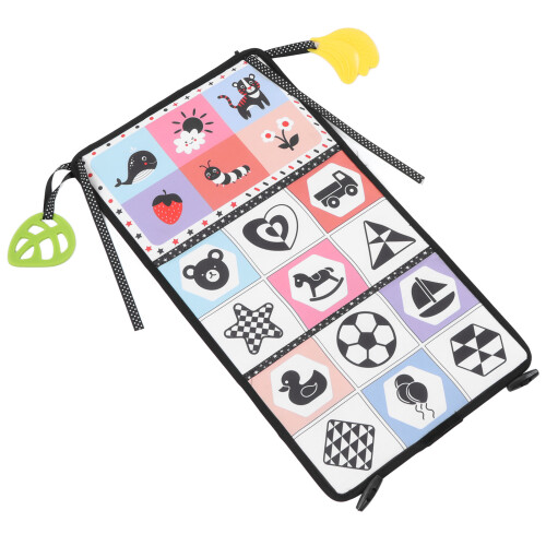 Mirror Cloth Book Color Contrast Crinkle Toy 2