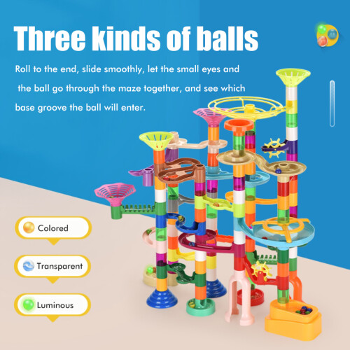 DIY maze ballen track bouwstenen 1