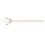 (Beige Bear) Haarschleifenhalter 73cm Baumwolle, Beige, Hase 4
