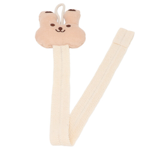 (Khaki Rabbit) Haarschleifenhalter 73cm Baumwolle, Beige, Hase 1