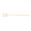 (Beige Rabbit) Haarschleifenhalter 73cm Baumwolle, Beige, Hase 2