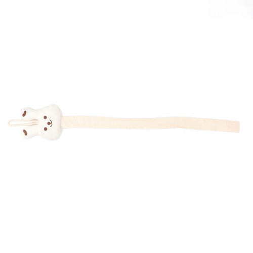 (Beige Rabbit) Haarschleifenhalter 73cm Baumwolle, Beige, Hase 1
