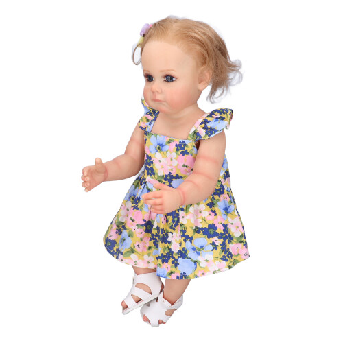 55cm Reborn-Puppe mit Windel und Schnuller 2