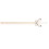 (Beige Bear) Haarschleifenhalter 73cm Baumwolle, Beige, Hase 5
