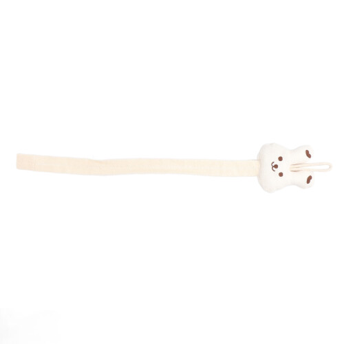 (Beige Rabbit) Haarschleifenhalter 73cm Baumwolle, Beige, Hase 2