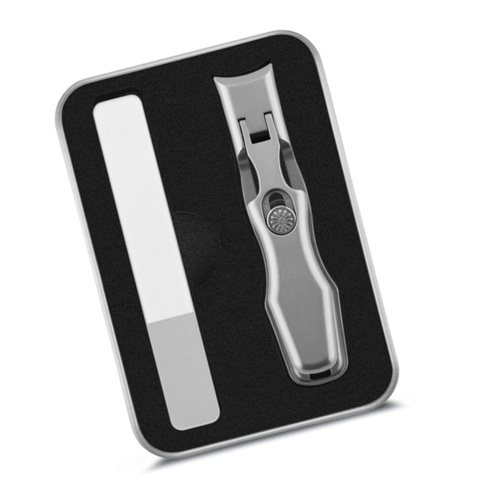 Heavy-Duty Stainless Steel Nail Clipper with Wide Jaw & Catcher, 16mm Opening
