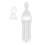 (White) Cucchiaino Biberon Silicone Portatile 3