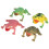 4Pcs Bright Color Squeeze Toad Toy Set 4