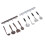 2 Sets 1:12 Dollhouse Kitchen Accessories Mini Shovel Spoon Hook 2
