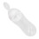 (White) Cucchiaino Biberon Silicone Portatile 2