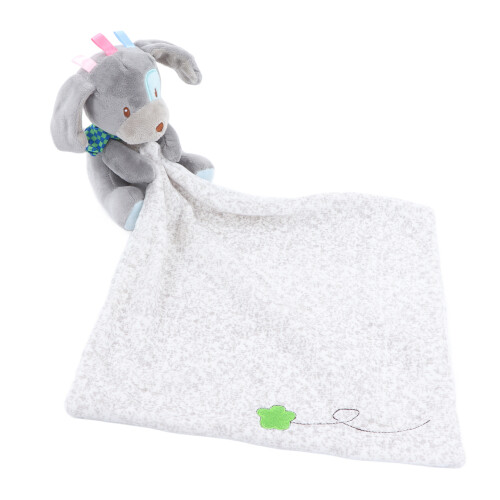 Baby-Sicherheitstuch mit Plüsch-Welpendesign 2
