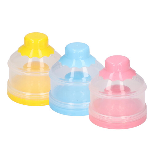 3-Schichten Babypuder-Dose Tragbare Snackbox 2
