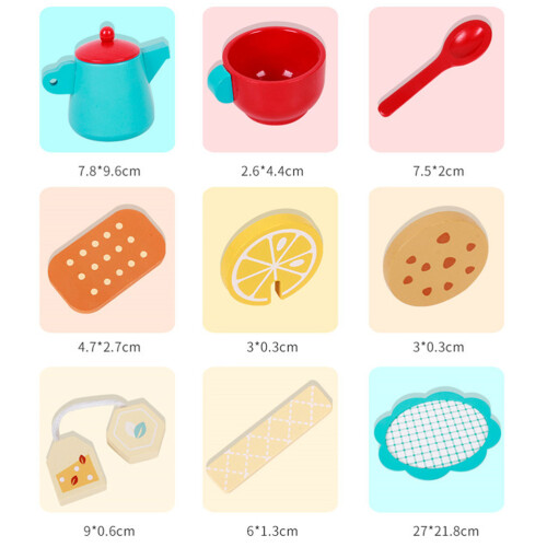 Set cucina giocattolo in legno per bambini 1