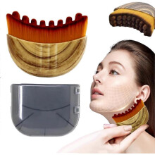 Lymphatic Contour Face Brush,Dry Lymphatic Contour Face Brush Soft Set,Lymphatic Drainage Massager for Face,Chin & Neck Relaxation,PortableBeauty Too