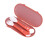 2x Bendable Baby Spoon Fork Set Pink with Case 4