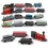 Retro Steam Train Toy Kit Pull Back Model for Kids Gift 5