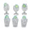 6pcs 1:12 Miniature Wine Bottle & Cup Set 1