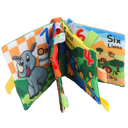 Washable Cloth Book Bright Colors 3D Kids 1