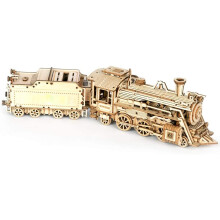 DIY-Dampflokomotive 3D-Holzspielzeug, Lerngeschenk