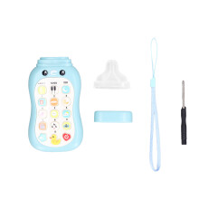 Lern-Handy für Babys mit Schnuller blau