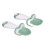 (Green) Soft PP Baby Fork & Spoon Set Green 2