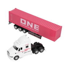 (Pink) 1:48 Roze Containertruck Model 3+