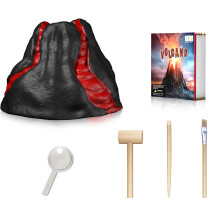 Dig Volcano Kit Educational Science Excavation Toy Eruption Stone Set