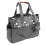 Gray Multi-Pocket Diaper Bag Tote with Strap 3