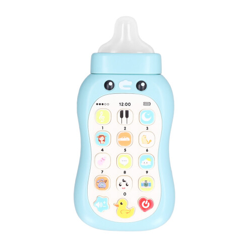 Lern-Handy für Babys mit Schnuller blau 1