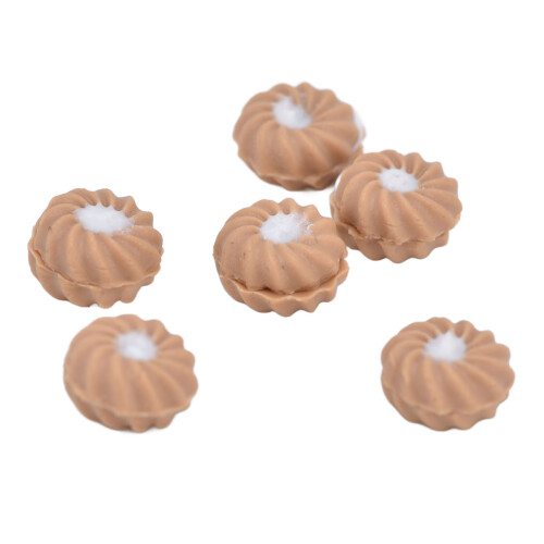 1:12 Mini Cream Biscuits Dollhouse Gift 2