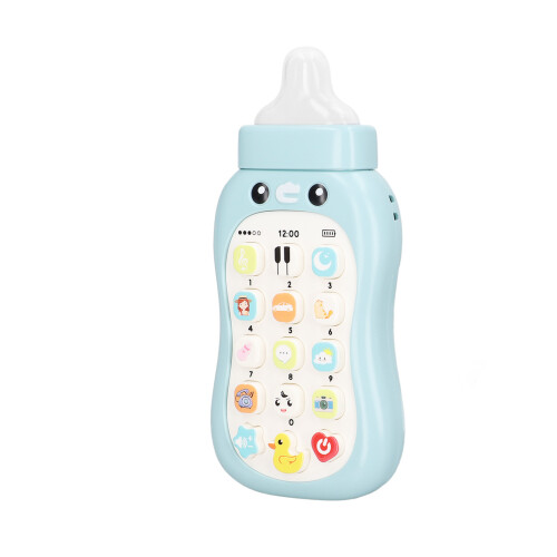 Lern-Handy für Babys mit Schnuller blau 2