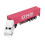 (Pink) 1:48 Container-LKW Modell Pink 3+ 5