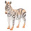 Zebra-Spielzeugmodell mit lebendigen Details als Geschenk 3