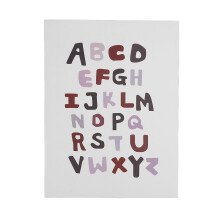 (Alphabet) Waterdicht alfabet lesbord, dubbelzijdig