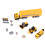 (Type B) 1:58 Metall-Baumaschinen-Set Container-LKW Kinder-Geschenk B 1