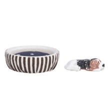 (Puppy +Nests) Puppenhaus-Hundekatzen-Nest, Fantasie-Deko