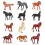 12 Mini-Pferde-Figuren PVC Spielset für Kinder 3