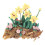 Miniatura Bonsai Giallo 1:12 per Casa delle Bambole 3