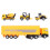 (Type B) 1:58 Metall-Baumaschinen-Set Container-LKW Kinder-Geschenk B 3