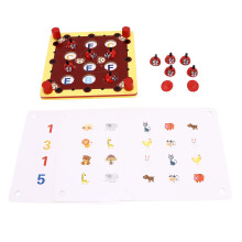 Holz-Puzzle-Spiel für Kinder, Bär-Memory, Lernspielzeug