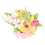 1:12 Scale Miniature Fruit & Flower Basket 4