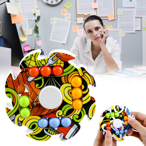 Finger Rotary Puzzle Cube Stress Relief 1